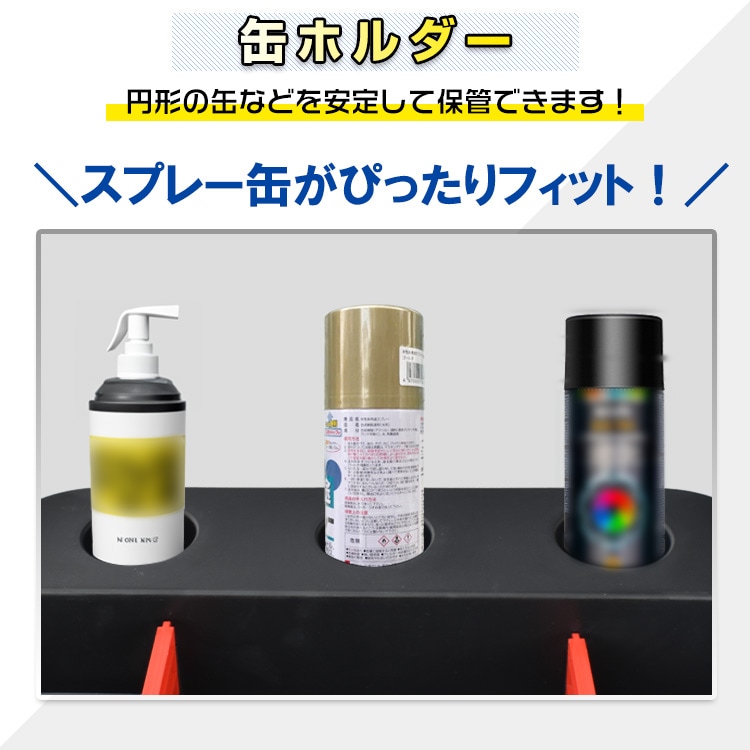 ツールワゴン 3段 工具カート ツールカート 簡単組立 耐荷重約130kg キャスター付き 缶ホルダー 工具収納 カー用品 キッチン sg063 - 画像 (2)