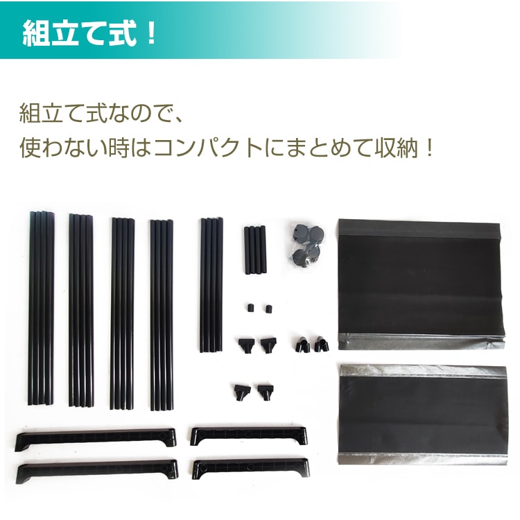 ハンガーラック 2段棚 組み立て式 キャスター付き サイドバーつき 棚板付き簡単 軽量 衣類収納 ファッション収納 長い衣類 ny276 - 画像 (6)