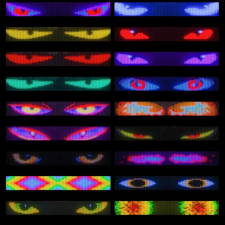 デビルアイライト 車用 LED ヘッドライト アイライン ドレスアップ 簡単取付 防水 tkee014 - 画像 (8)